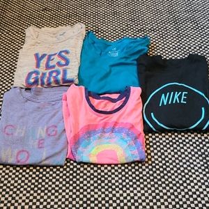 Girls 7/8 tee lot